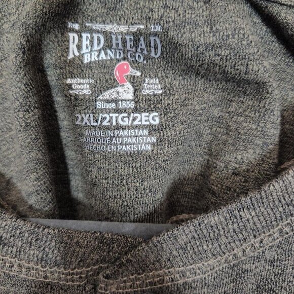 NWT RedHead Gray's Creek Raglan Long-Sleeve Henley for Men Size 2X - Picture 7 of 9